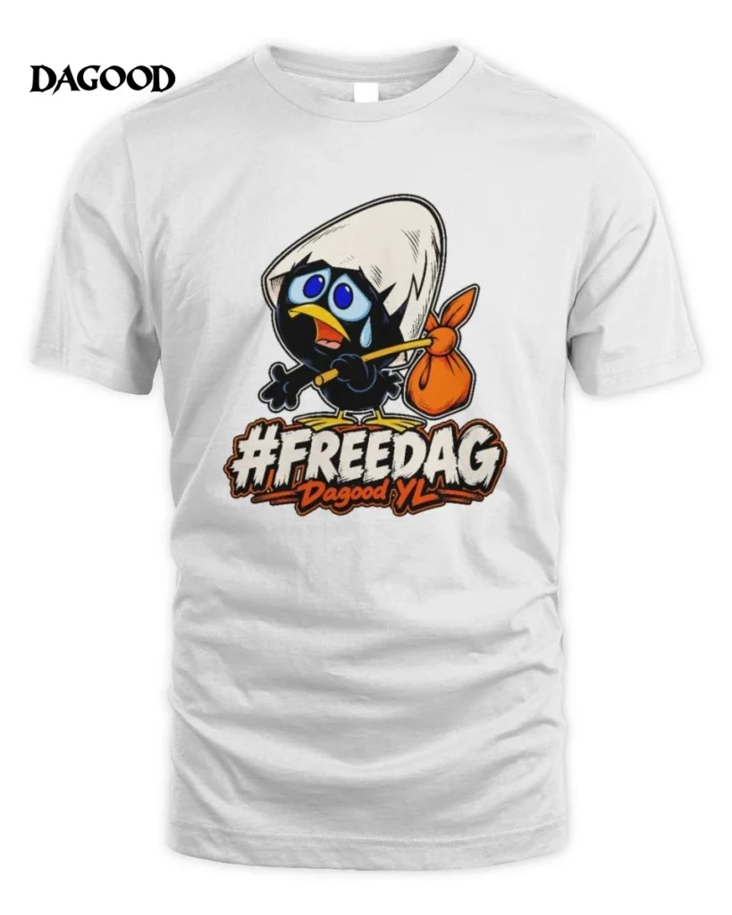 Dagood YL FreeDag T-Shirt Uccellino Guscio